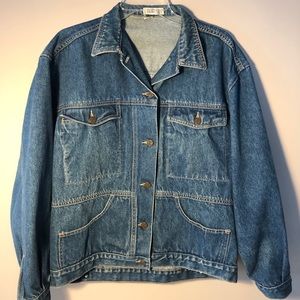 Vintage Talbots Oversized Denim Jacket
